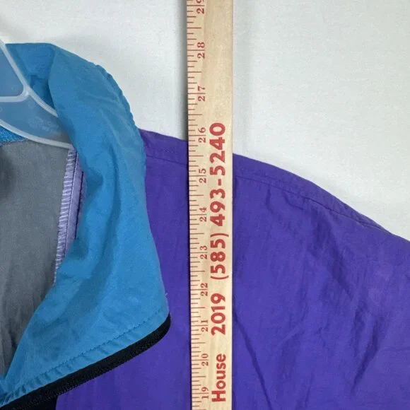 Vtg Dual Control Pullover Windbreaker Women's Medium READ LISTING 80s 90s Style - Picture 8 of 15